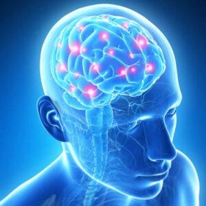 Neurological physiotherapist supporting stroke patient with walking rehabilitation at home